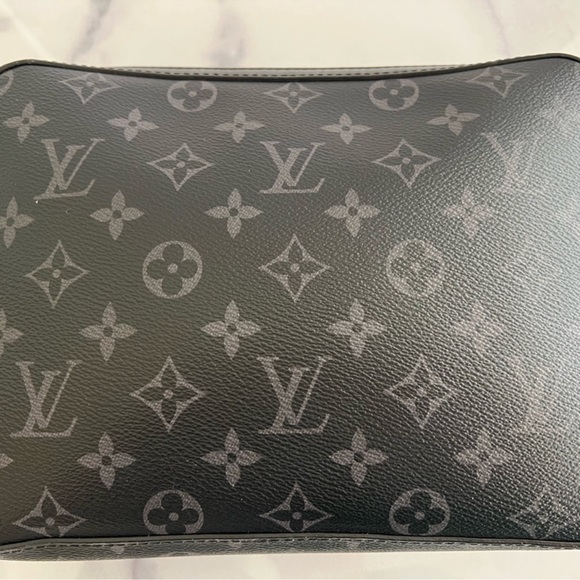 Authentic Louis Vuitton Eclipse reverse Monogram pouchette trio - Picture 7 of 15